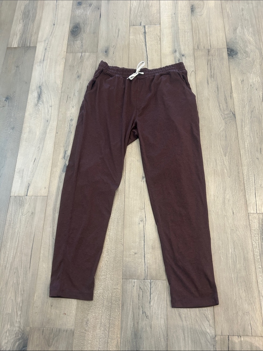 Men's Casual Drawstring Jogger Vuori Pants - Dark Brown